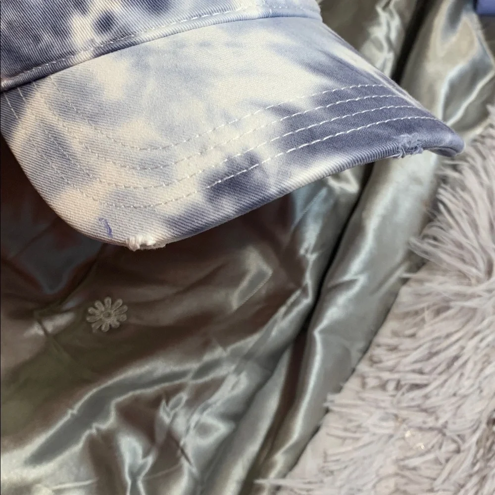 🌹aerie • Tie-Dye Navy & White Baseball Cap • Unisex